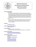 Legislative History: An Act to Establish the Maine Primary Care Residency Training Assistance Program (SP374)(LD 999) by Maine State Legislature (115th: 1990-1992)