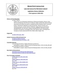 Legislative History: An Act Relating to Distribution of Retirement Benefits in Divorce (HP711)(LD 1016) by Maine State Legislature (115th: 1990-1992)