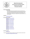 Legislative History: An Act to Make Allocations for the Administrative Expenses of the Department of Finance, Bureau of Alcoholic Beverages for the Fiscal Years Ending June 30, 1992 and June 30, 1993 (HP738)(LD 1042) by Maine State Legislature (115th: 1990-1992)