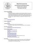 Legislative History:  RESOLUTION, Proposing an Amendment to the Constitution of Maine to Increase the Availability of Legislative Participation (HP740)(LD 1044)