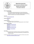 Legislative History: An Act to Maintain Appropriate Residential Care to Clients of Pineland Center (SP398)(LD 1074) by Maine State Legislature (115th: 1990-1992)