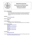 Legislative History: An Act to Require Notice of Costs Associated with Transactions at Automated Teller Machines (HP751)(LD 1085) by Maine State Legislature (115th: 1990-1992)