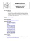 Legislative History: An Act to Make Allocations from the Maine Nuclear Emergency Planning Fund for the Fiscal Years Ending June 30, 1992 and June 30, 1993 (HP760)(LD 1094) by Maine State Legislature (115th: 1990-1992)