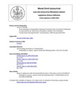 Legislative History: An Act Relating to Transportation Planning (HP789)(LD 1121) by Maine State Legislature (115th: 1990-1992)