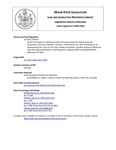 Legislative History: An Act to Provide for a Minimum Level of Compensation for Cooperating and Supervisory Teachers of Student Teachers (SP412)(LD 1126) by Maine State Legislature (115th: 1990-1992)