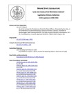 Legislative History: An Act to Increase the Probationary Period for Police Officers (SP413)(LD 1127) by Maine State Legislature (115th: 1990-1992)