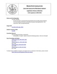 Legislative History: An Act to Provide a Vocational Planning Initiative for Secondary School Students (HP799)(LD 1145) by Maine State Legislature (115th: 1990-1992)