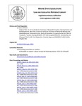 Legislative History: An Act to Clarify the Tax Status of Nonprofit Hospitals, Nursing Homes and Boarding Homes (SP433)(LD 1154) by Maine State Legislature (115th: 1990-1992)