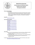 Legislative History: An Act to Promote the Marketing of Fresh Produce Grown Within the State (HP827)(LD 1193) by Maine State Legislature (115th: 1990-1992)