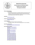 Legislative History: An Act to Clarify the Procedures of Local Boards of Appeal (HP832)(LD 1198) by Maine State Legislature (115th: 1990-1992)