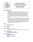 Legislative History: An Act to Implement the Recommendations of the Maine Commission on Legal Needs (HP837)(LD 1203) by Maine State Legislature (115th: 1990-1992)