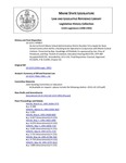 Legislative History: An Act to Permit Maine School Administrative District Number 53 to Apply for State School Construction Aid for a Building to be Operated in Conjunction with Maine Central Institute (HP857)(LD 1223) by Maine State Legislature (115th: 1990-1992)