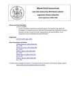 Legislative History: An Act to Establish Capital Improvement Programs (HP881)(LD 1272) by Maine State Legislature (115th: 1990-1992)