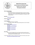 Legislative History:  Resolve, Authorizing Harvey and Rachel Desgrosseilliers to Sue the City of Auburn (SP479)(LD 1281)