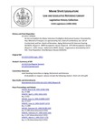 Legislative History: An Act to Establish the Maine Volunteer Firefighters Retirement System (HP926)(LD 1323) by Maine State Legislature (115th: 1990-1992)