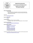 Legislative History: An Act to Protect Riders of Snowmobiles (SP488)(LD 1326) by Maine State Legislature (115th: 1990-1992)