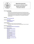 Legislative History: An Act to Create a State Municipalities Investment Pool (SP516)(LD 1377) by Maine State Legislature (115th: 1990-1992)