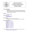 Legislative History:  RESOLUTION, Proposing an Amendment to the Constitution of Maine to Ensure State Recognition of the Rights of Victims of Crime (HP992)(LD 1441)