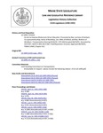 Legislative History: An Act to Improve Motorcycle Driver Education (HP1026)(LD 1499) by Maine State Legislature (115th: 1990-1992)