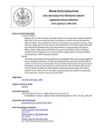 Legislative History: An Act to Provide Fully Paid Health Insurance Benefits to Retired Teachers (SP571)(LD 1525) by Maine State Legislature (115th: 1990-1992)