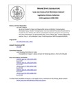 Legislative History: An Act to Provide for Open and Responsible Access to Workers' Compensation, Workplace Injury, Workers' Compensation Insurance and Self-insurance Records and to Prohibit the Use of These Records for Unlawful Discriminatory Purposes (SP576)(LD 1530) by Maine State Legislature (115th: 1990-1992)