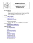 Legislative History: An Act to Regulate Incineration Plants (HP1059)(LD 1548) by Maine State Legislature (115th: 1990-1992)