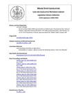 Legislative History: An Act to Make Maine Milk Laws Conform to Federal Laws (HP1060)(LD 1549) by Maine State Legislature (115th: 1990-1992)