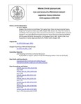 Legislative History: An Act to Limit Major Third-party Payor Status to Governmental Payors (SP594)(LD 1579) by Maine State Legislature (115th: 1990-1992)