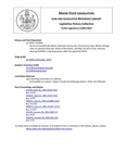 Legislative History: An Act to Establish the Maine Volunteer Service Act (HP1090)(LD 1590) by Maine State Legislature (115th: 1990-1992)