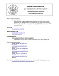 Legislative History: An Act to Provide for Better Regulation of Commercial Driving Instruction Schools (HP1136)(LD 1661) by Maine State Legislature (115th: 1990-1992)