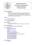 Legislative History:  An Act to Establish the Maine Civil Legal Services Fund (HP1147)(LD 1672)