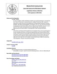 Legislative History: An Act to Establish a Public Solid Waste Facilities Loan and Grant Program (SP641)(LD 1689) by Maine State Legislature (115th: 1990-1992)