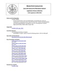 Legislative History: An Act to Set Priorities in the Tax Setoff Program (SP647)(LD 1692) by Maine State Legislature (115th: 1990-1992)