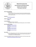 Legislative History: Resolve, to Establish Minimum Graduation Requirements for High School Students (HP1153)(LD 1694) by Maine State Legislature (115th: 1990-1992)