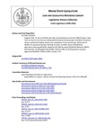 Legislative History: An Act to Prohibit the Sale and Distribution of Certain Milk Products (HP1163)(LD 1704) by Maine State Legislature (115th: 1990-1992)