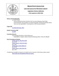 Legislative History: An Act to Reimburse Foster Parents for the True Cost of Raising a Foster Child (HP1167)(LD 1708) by Maine State Legislature (115th: 1990-1992)