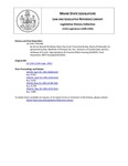 Legislative History:  An Act to Amend the Maine Rainy Day Fund (HP1189)(LD 1742)