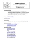 Legislative History: An Act to Provide for Deferrals of Unfunded State Mandates for Municipalities Experiencing Financial Hardships (HP1190)(LD 1743) by Maine State Legislature (115th: 1990-1992)