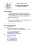 Legislative History: An Act to Encourage Business Investments (HP1211)(LD 1769) by Maine State Legislature (115th: 1990-1992)