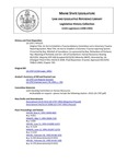 Legislative History: An Act to Establish a Trauma Advisory Committee and a Voluntary Trauma Reporting System (HP1233)(LD 1797) by Maine State Legislature (115th: 1990-1992)