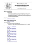 Legislative History: An Act to Revise the Membership of the Committee to Advise the Department of Human Services on AIDS (HP1242)(LD 1808) by Maine State Legislature (115th: 1990-1992)