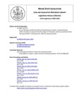 Legislative History: An Act Relating to Staff of the Maine State Retirement System (HP1279)(LD 1849) by Maine State Legislature (115th: 1990-1992)