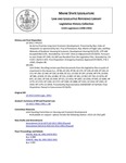 Legislative History: An Act to Promote Long-term Economic Development (HP1321)(LD 1912) by Maine State Legislature (115th: 1990-1992)