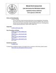 Legislative History: An Act to Remove Certain Investment Restrictions Concerning Namibia (HP1344)(LD 1941) by Maine State Legislature (115th: 1990-1992)