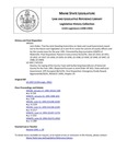 Legislative History:  Resolve, for Laying of the County Taxes and Authorizing Expenditures of Somerset County for the Year 1991  (HP1355)(LD 1947)