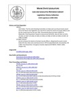 Legislative History: An Act to Revise the Salaries of Certain County Officers (HP1357)(LD 1949) by Maine State Legislature (115th: 1990-1992)