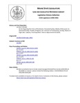 Legislative History: An Act Regarding the Crime of Prostitution (HP1364)(LD 1952) by Maine State Legislature (115th: 1990-1992)