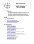 Legislative History: An Act Making Unified Appropriations and Allocations for the Expenditures of State Government Necessary to the Proper Operations of State Government for the Period of July 1, 1991 until July 10, 1991 (HP1380)(LD 1970) by Maine State Legislature (115th: 1990-1992)