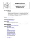 Legislative History: Resolve, to Direct the Department of Mental Health and Mental Retardation to Develop a Proposal to Improve Staff Retention in Community-based Programs Serving Persons with Mental Retardation (SP815)(LD 2014) by Maine State Legislature (115th: 1990-1992)