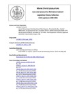 Legislative History: An Act Pertaining to Pole Attachment Rate Disputes (HP1470)(LD 2082) by Maine State Legislature (115th: 1990-1992)